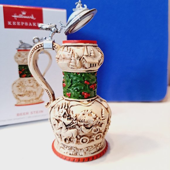 BEER STEIN - 2023 Hallmark Keepsake Christmas Tree Ornament - NEW - Picture 10 of 11